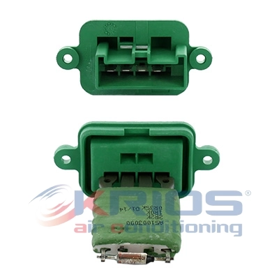 Resistor, interior blower